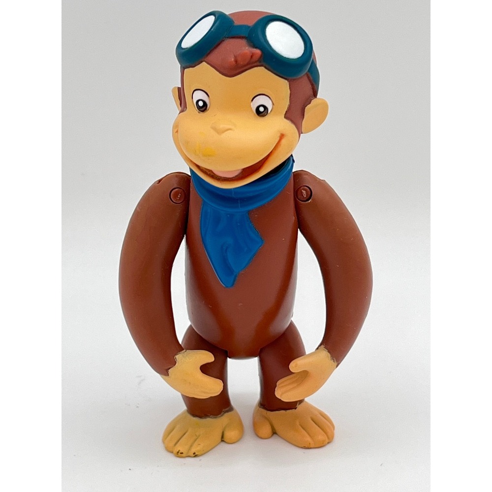 Curious George Pilot Action Figure 2006 Marvel Toys Universal Studios 4 Inch